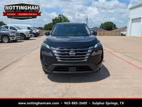Photos of 2025 Nissan Rogue SV for sale in Sulphur Springs, TX at Nottingham Chrysler Dodge Jeep Ram of Sulphur Springs