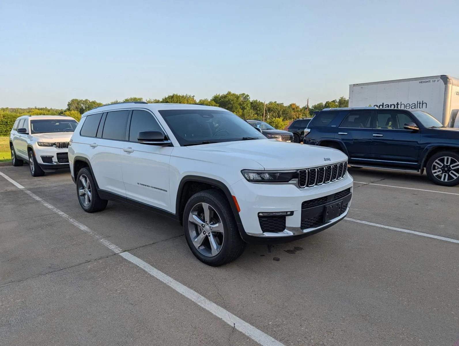 White 2021 Jeep Grand Cherokee L Limited for sale in Sulphur Springs, TX