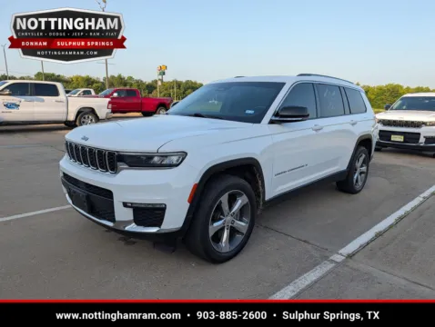 Photos of 2021 Jeep Grand Cherokee L Limited for sale in Sulphur Springs, TX at Nottingham Chrysler Dodge Jeep Ram of Sulphur Springs