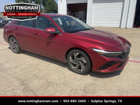 Red 2025 Hyundai Elantra Limited for sale in Sulphur Springs, TX
