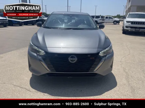 Photos of 2025 Nissan Sentra SR for sale in Sulphur Springs, TX at Nottingham Chrysler Dodge Jeep Ram of Sulphur Springs