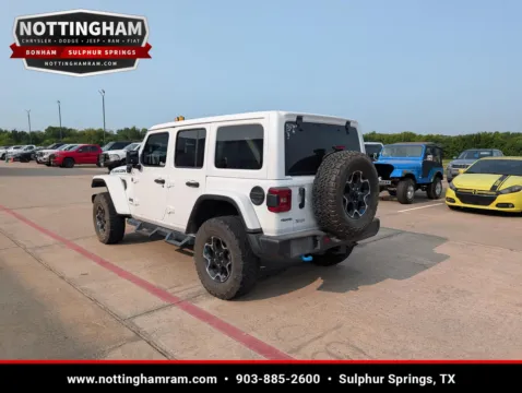 Another view of 2022 Jeep Wrangler 4xe Unlimited Rubicon for sale in Sulphur Springs, TX at Nottingham Chrysler Dodge Jeep Ram of Sulphur Springs