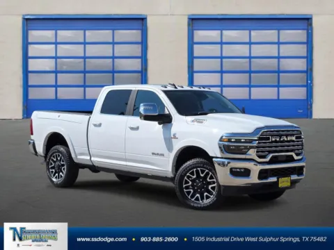 White 2025 Ram 2500 Longhorn for sale in Sulphur Springs, TX
