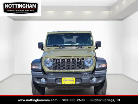 Photos of 2025 Jeep Wrangler Sport S for sale in Sulphur Springs, TX at Nottingham Chrysler Dodge Jeep Ram of Sulphur Springs