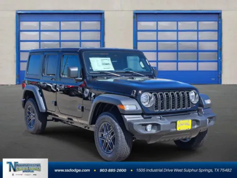 Black 2025 Jeep Wrangler Sport S for sale in Sulphur Springs, TX