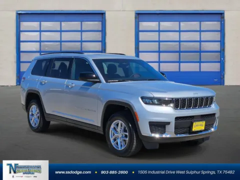 Silver 2025 Jeep Grand Cherokee L Laredo X for sale in Sulphur Springs, TX
