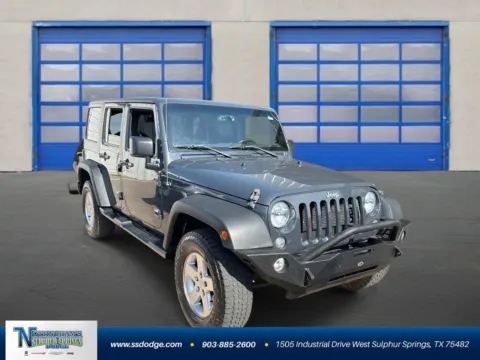 Gray 2016 Jeep Wrangler Unlimited Sport for sale in Sulphur Springs, TX