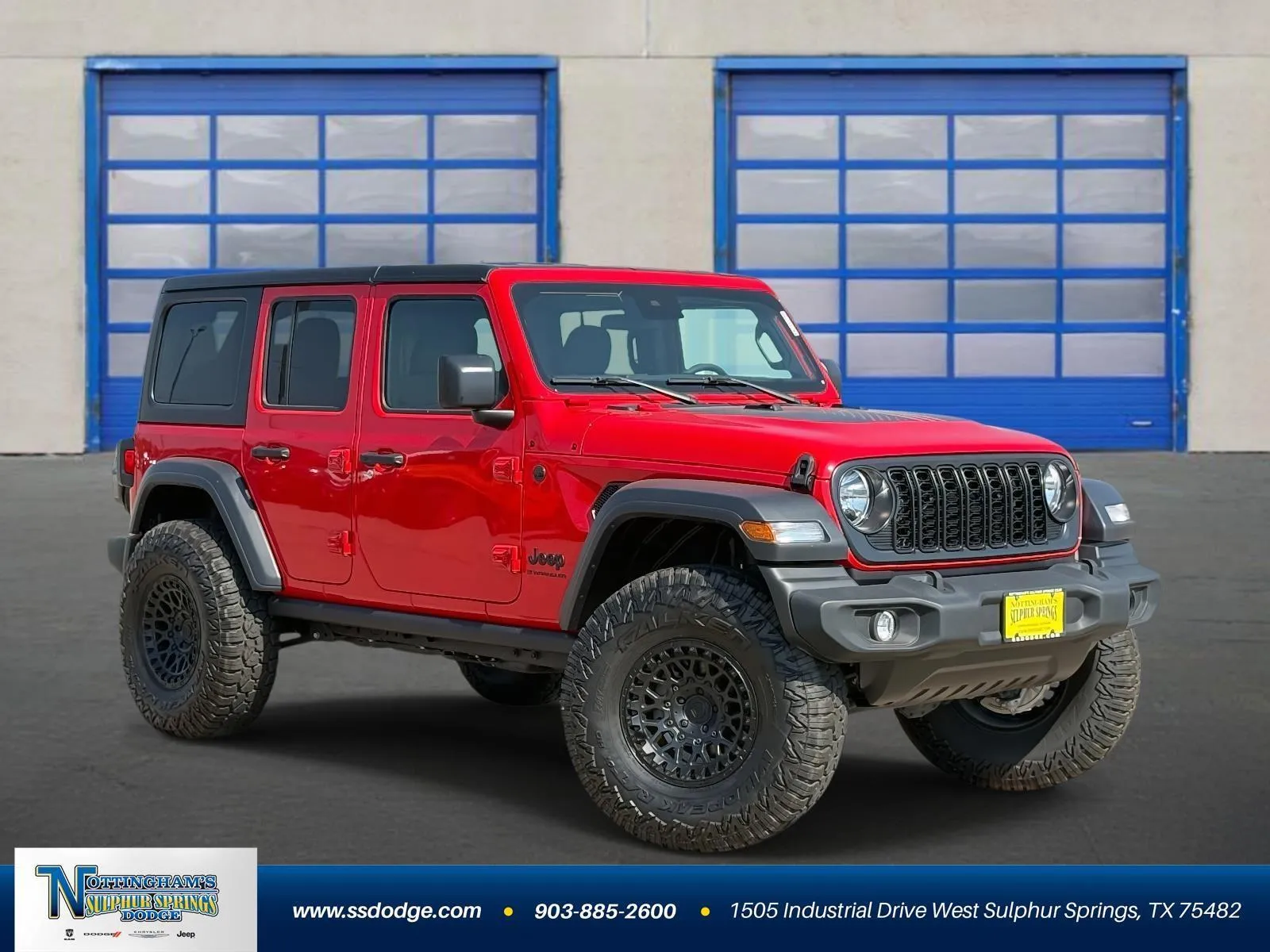 Red 2024 Jeep Wrangler Sport S for sale in Sulphur Springs, TX