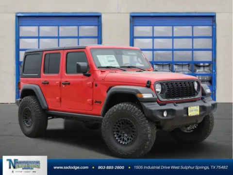 Red 2024 Jeep Wrangler Sport S for sale in Sulphur Springs, TX