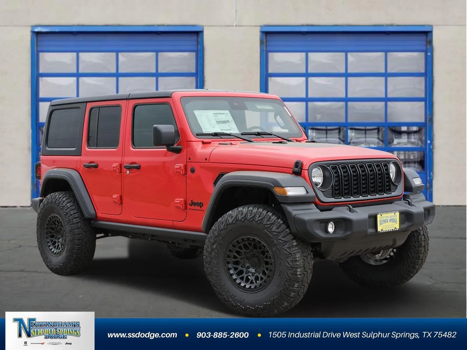 Red 2024 Jeep Wrangler Sport S for sale in Sulphur Springs, TX