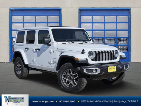 White 2024 Jeep Wrangler Sahara for sale in Sulphur Springs, TX