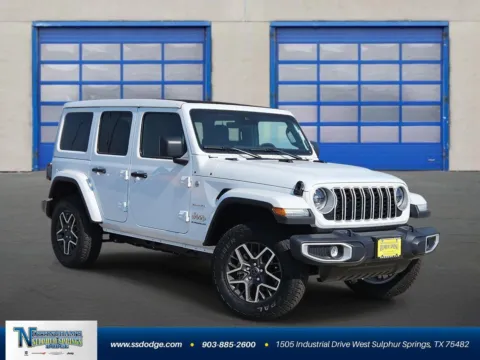 White 2024 Jeep Wrangler Sahara for sale in Sulphur Springs, TX