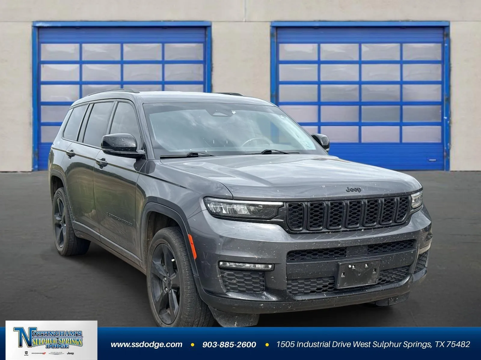 Gray 2022 Jeep Grand Cherokee L Limited for sale in Sulphur Springs, TX