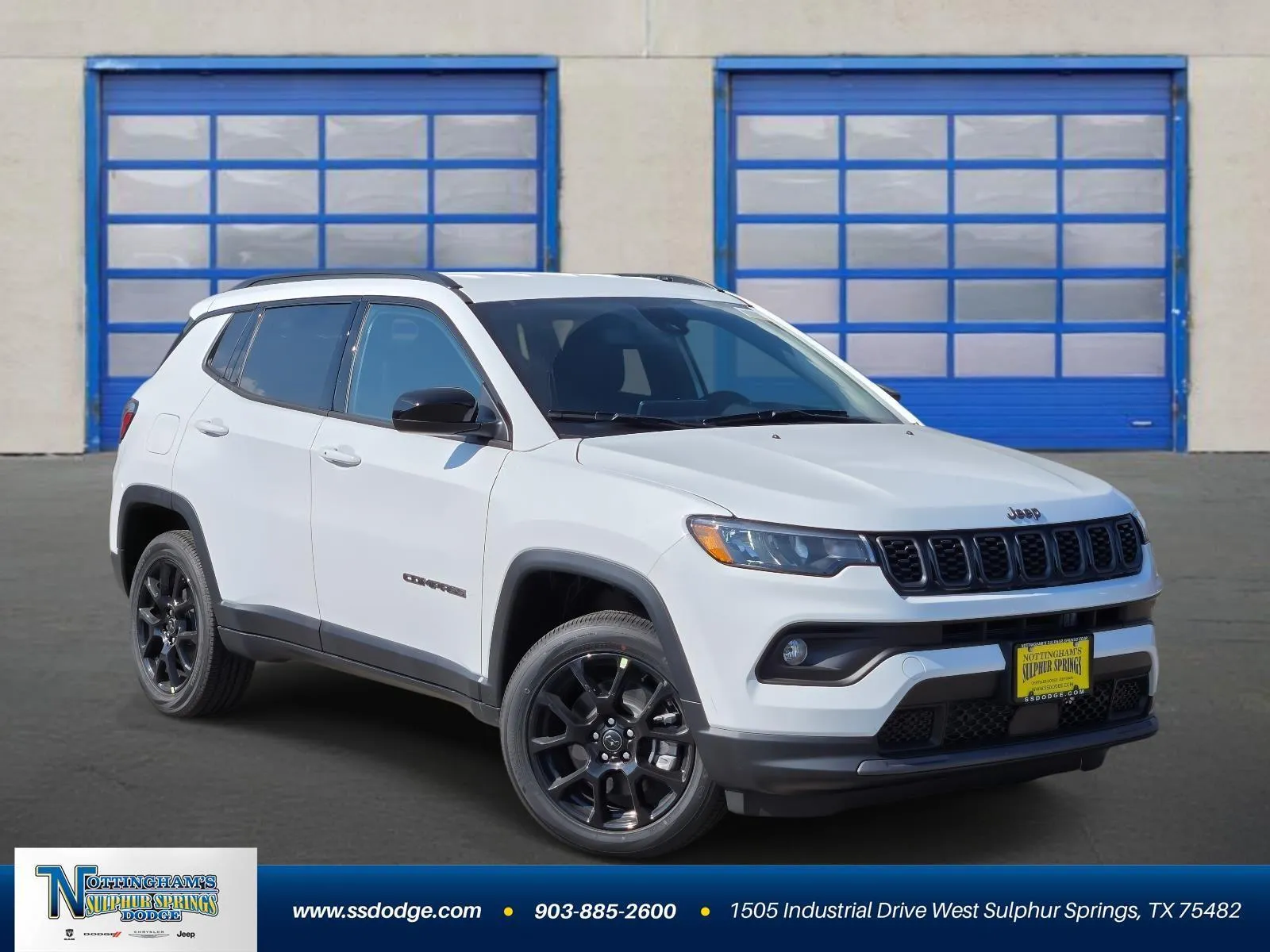 White 2026 Jeep Compass Latitude for sale in Sulphur Springs, TX