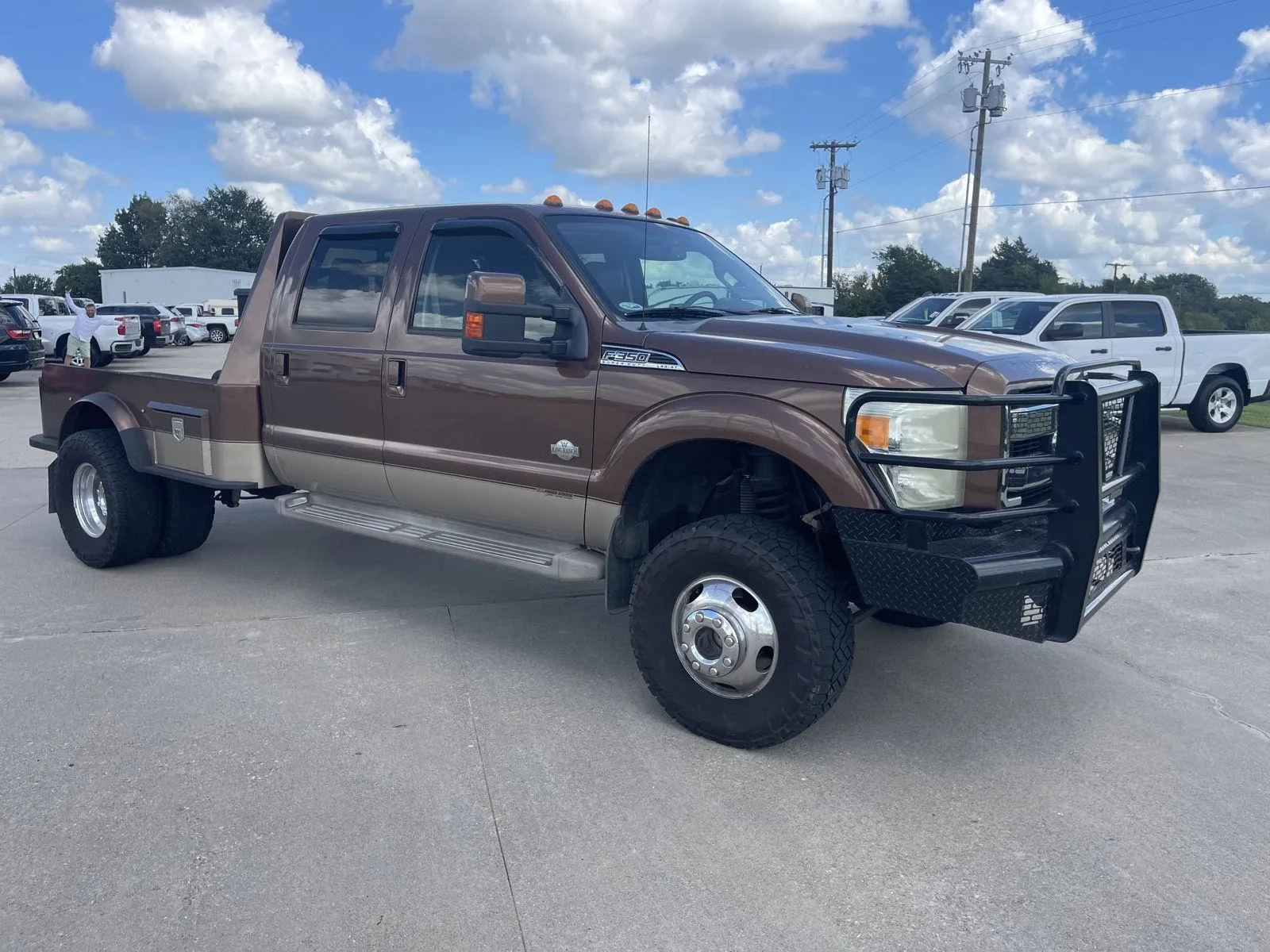 Beige 2012 Ford Super Duty F-350 DRW King Ranch for sale in Sulphur Springs, TX