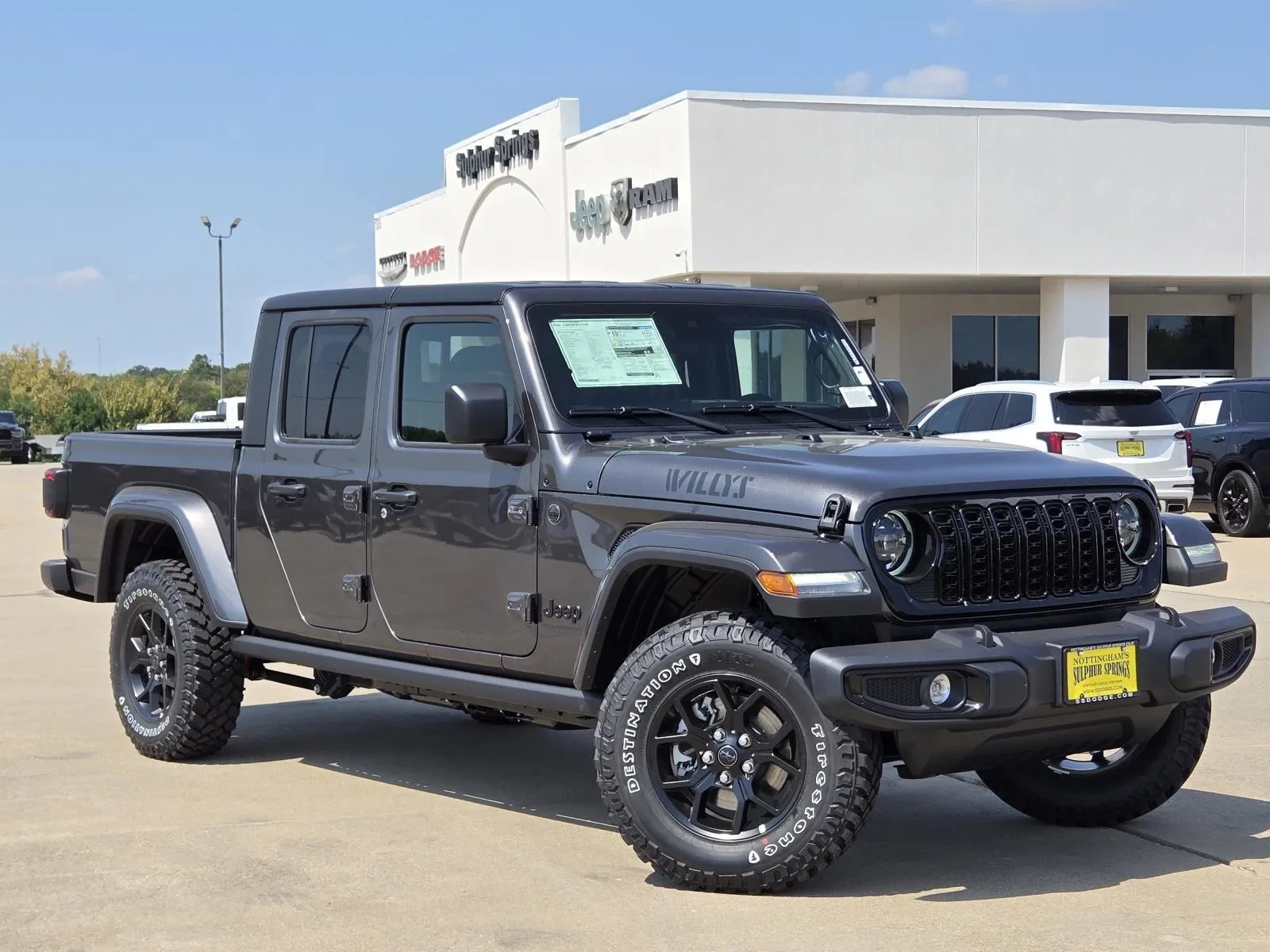 Gray 2025 Jeep Gladiator Willys for sale in Sulphur Springs, TX