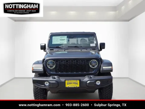Photos of 2025 Jeep Gladiator Willys for sale in Sulphur Springs, TX at Nottingham Chrysler Dodge Jeep Ram of Sulphur Springs