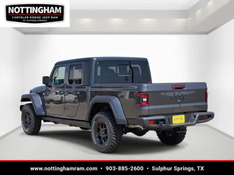 Another view of 2025 Jeep Gladiator Willys for sale in Sulphur Springs, TX at Nottingham Chrysler Dodge Jeep Ram of Sulphur Springs