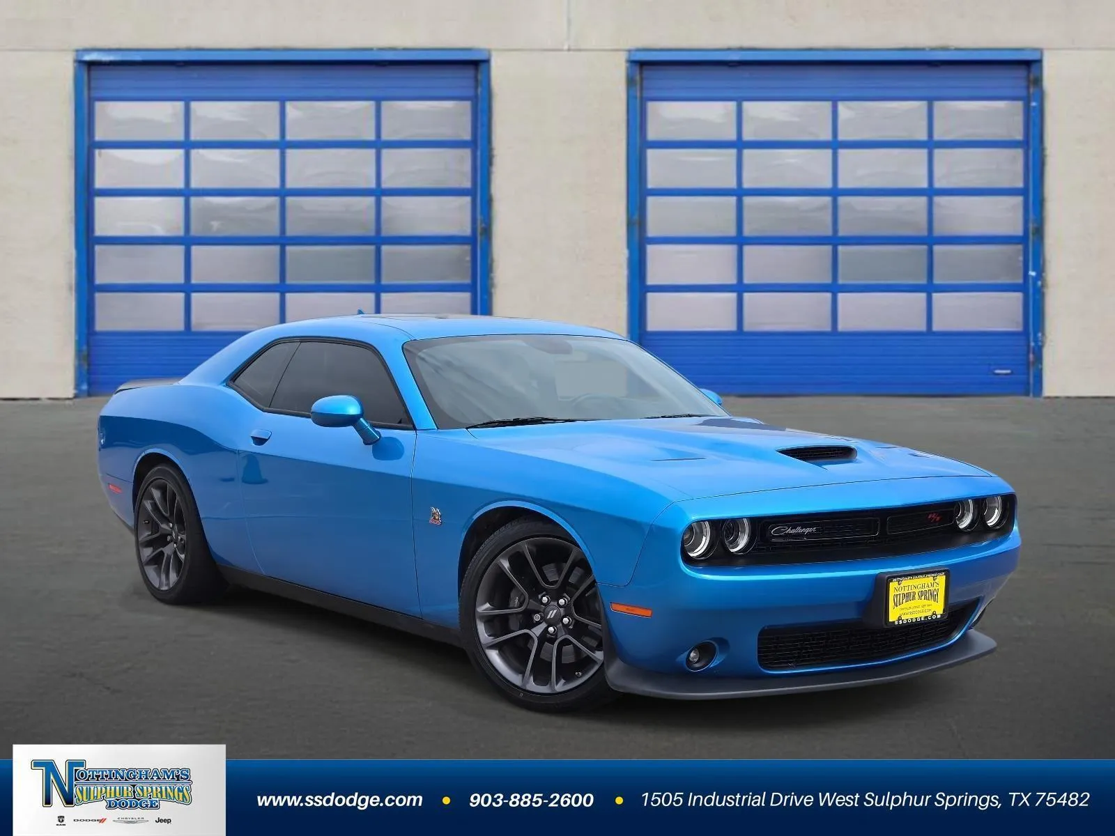 Blue 2023 Dodge Challenger R/T Scat Pack for sale in Sulphur Springs, TX