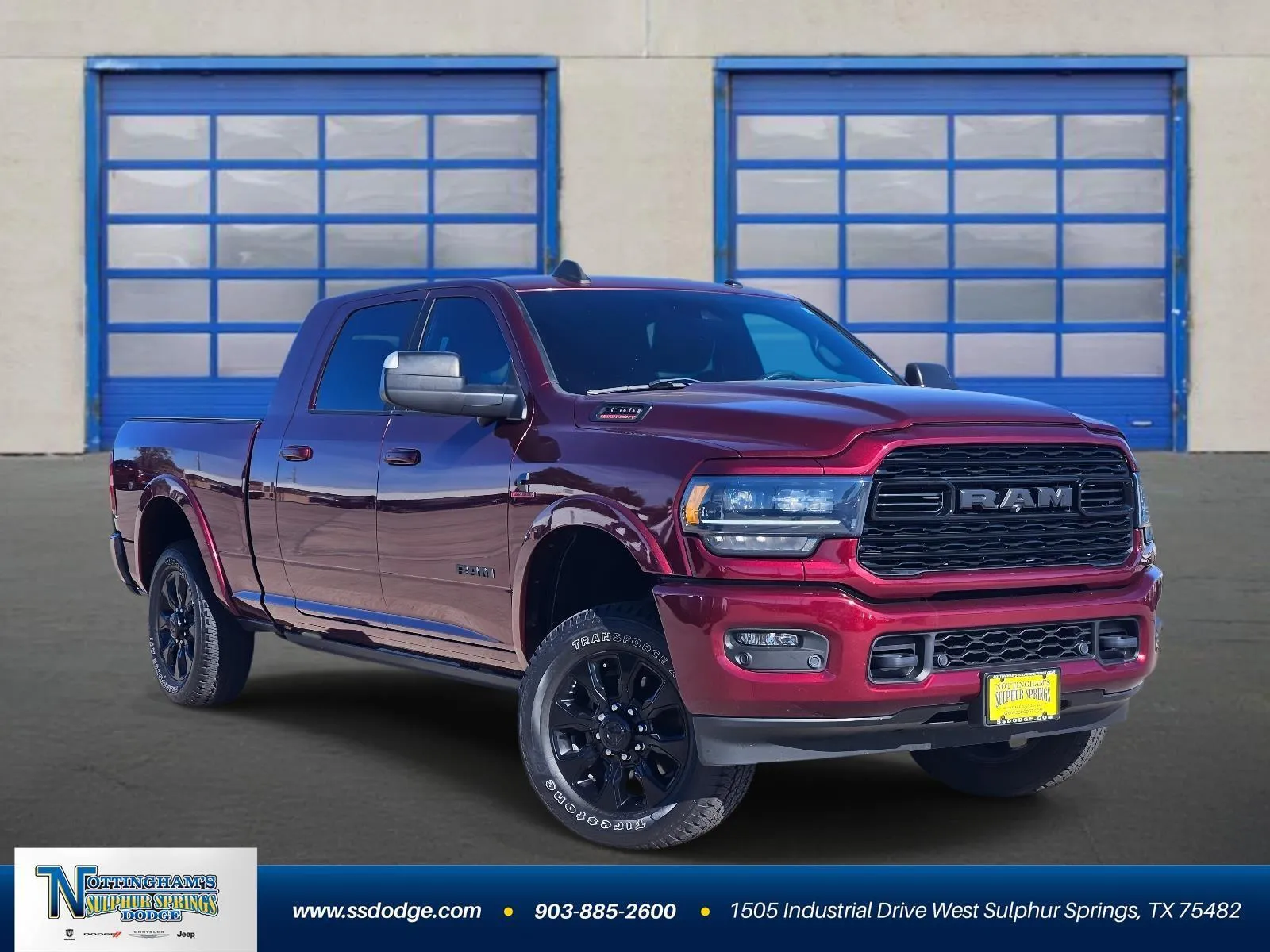Red 2021 Ram 3500 Limited for sale in Sulphur Springs, TX