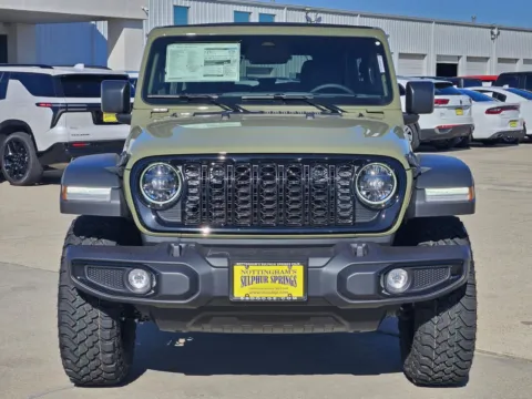 Photos of 2026 Jeep Wrangler Willys for sale in Sulphur Springs, TX at Nottingham Chrysler Dodge Jeep Ram of Sulphur Springs