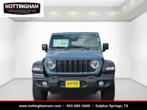 Photos of 2026 Jeep Wrangler Sport for sale in Sulphur Springs, TX at Nottingham Chrysler Dodge Jeep Ram of Sulphur Springs