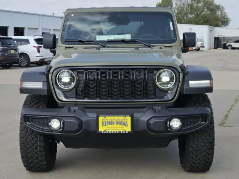 Photos of 2026 Jeep Wrangler Willys for sale in Sulphur Springs, TX at Nottingham Chrysler Dodge Jeep Ram of Sulphur Springs