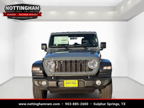 Photos of 2026 Jeep Wrangler Sport for sale in Sulphur Springs, TX at Nottingham Chrysler Dodge Jeep Ram of Sulphur Springs