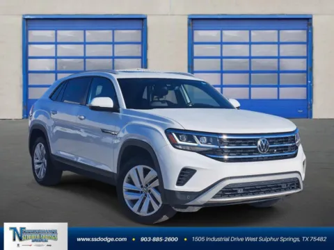 White 2021 Volkswagen Atlas Cross Sport 3.6L V6 SE w/Technology for sale in Sulphur Springs, TX