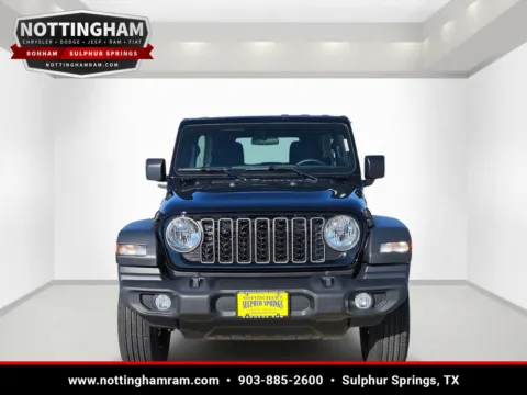 Photos of 2026 Jeep Wrangler Sport for sale in Sulphur Springs, TX at Nottingham Chrysler Dodge Jeep Ram of Sulphur Springs