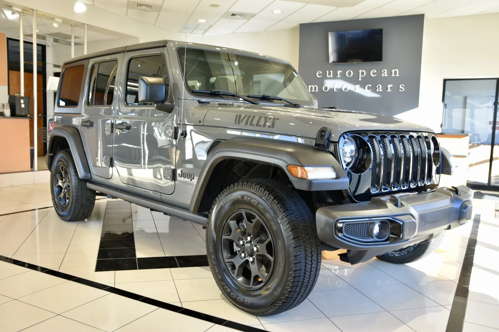 Gray 2021 Jeep Wrangler Unlimited Willys Sport for sale in Middletown, CT
