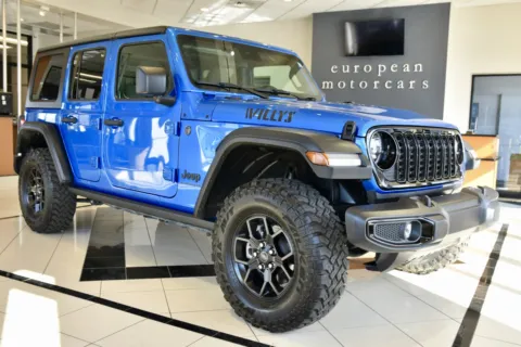 Blue 2024 Jeep Wrangler Willys for sale in Middletown, CT