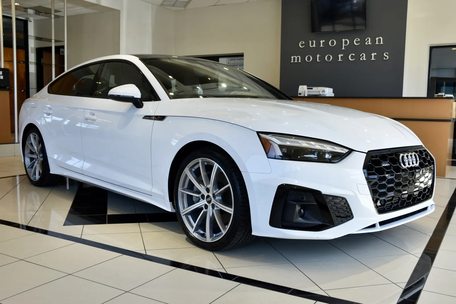 White 2025 Audi A5 Sportback quattro S line Premium 45 TFSI for sale in Middletown, CT