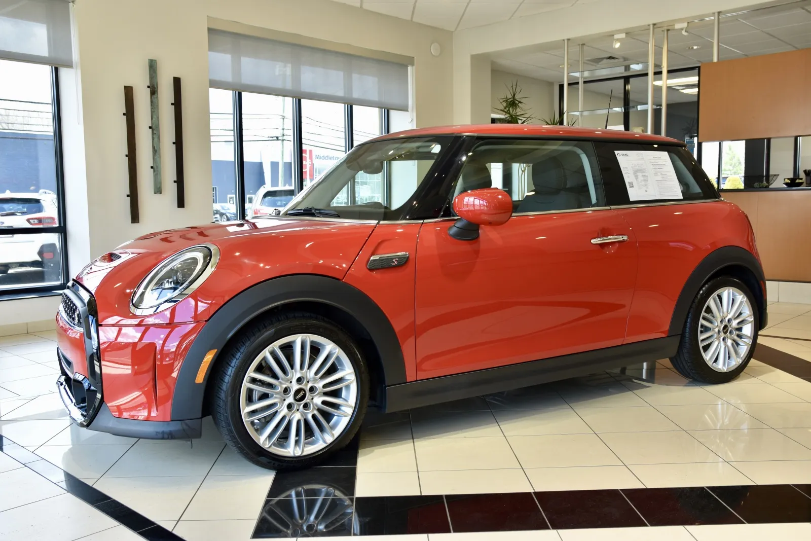 Another view of 2024 MINI Hardtop 2 Door Cooper S for sale in Middletown, CT at European Motorcars