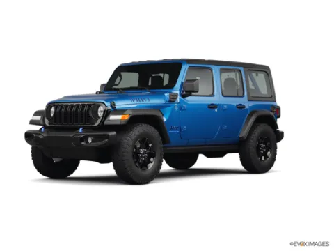Blue 2024 Jeep Wrangler Willys 4xe for sale in Middletown, CT