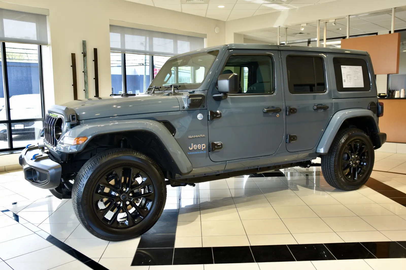 Another view of 2024 Jeep Wrangler Sahara 4xe for sale in Middletown, CT at European Motorcars