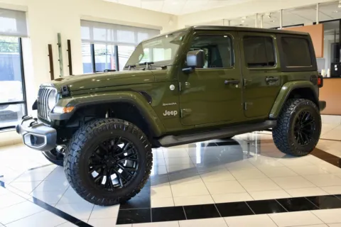 Another view of 2023 Jeep Wrangler Sahara for sale in Middletown, CT at European Motorcars