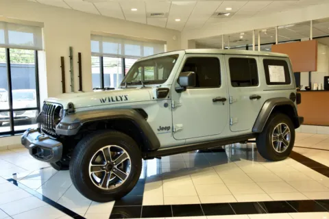 Another view of 2023 Jeep Wrangler Willys 4xe for sale in Middletown, CT at European Motorcars