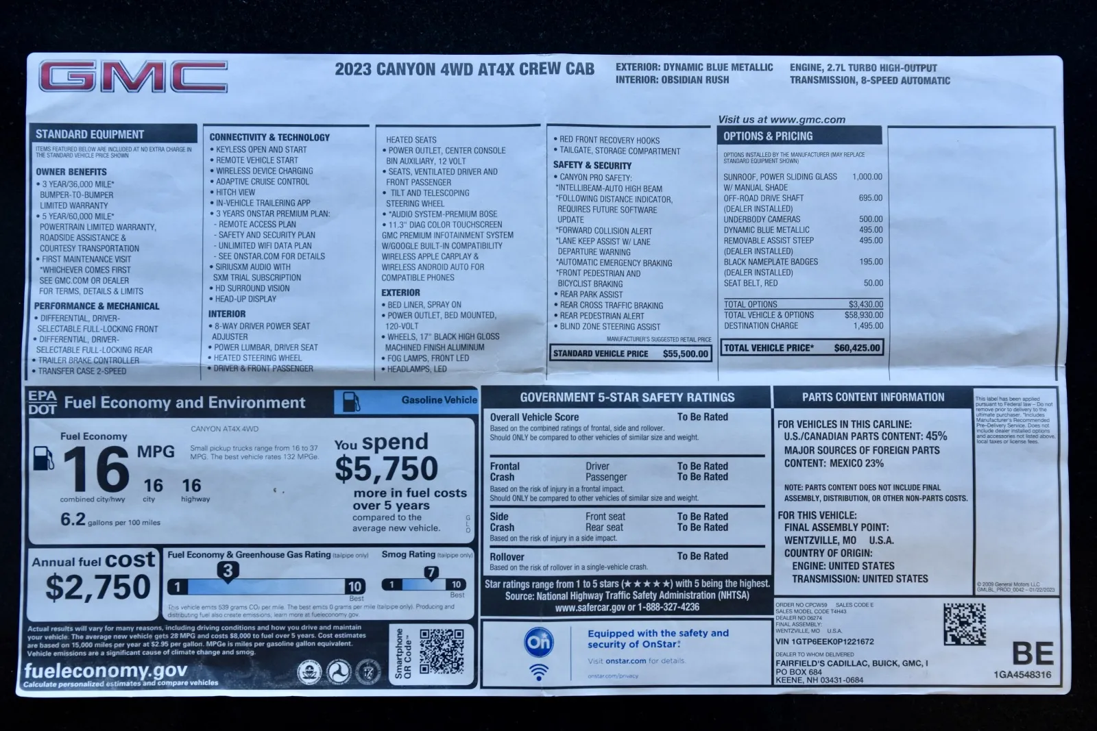 2023 GMC Canyon AT4X - Photo 33