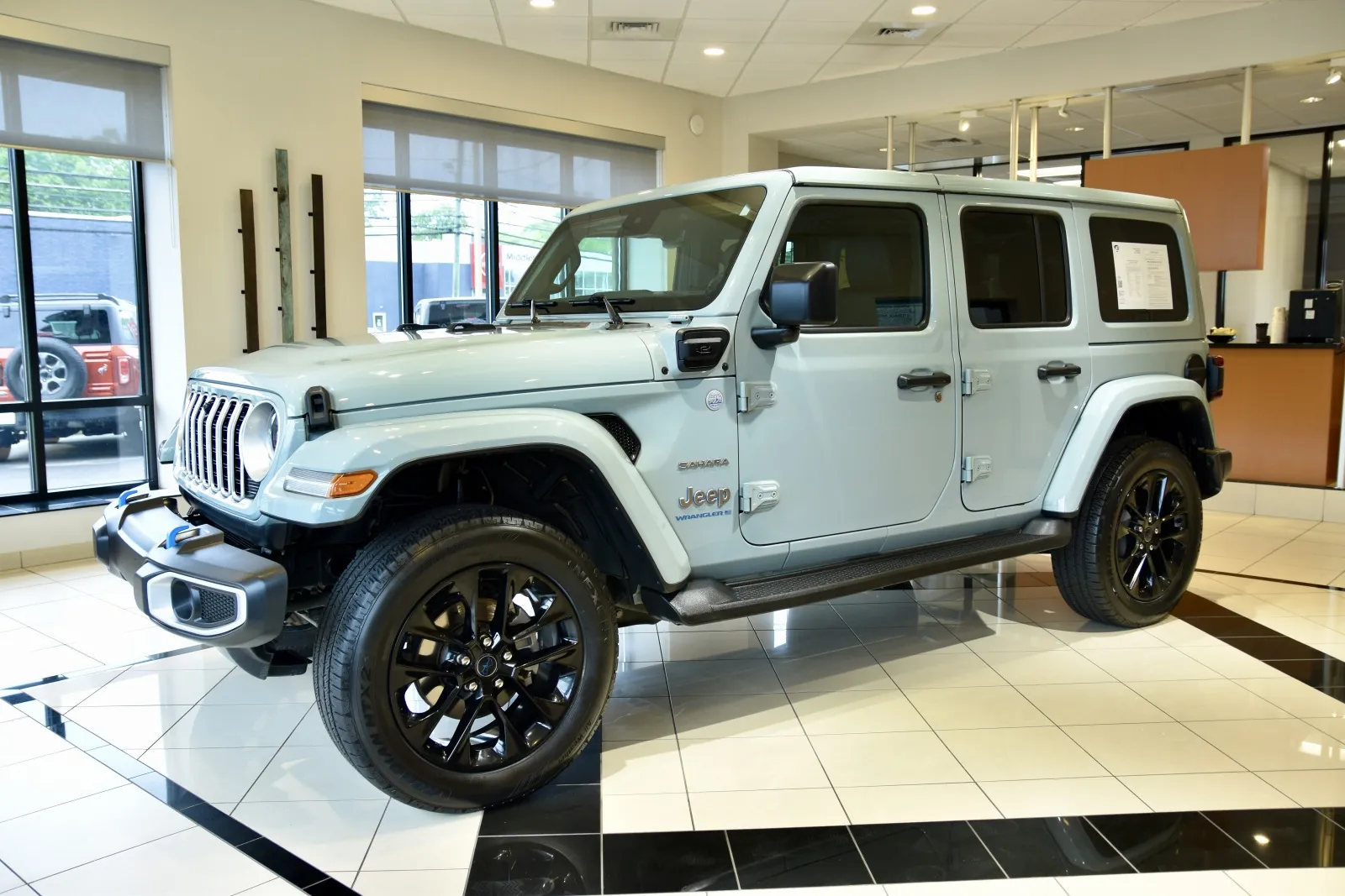 Another view of 2024 Jeep Wrangler Sahara 4xe for sale in Middletown, CT at European Motorcars