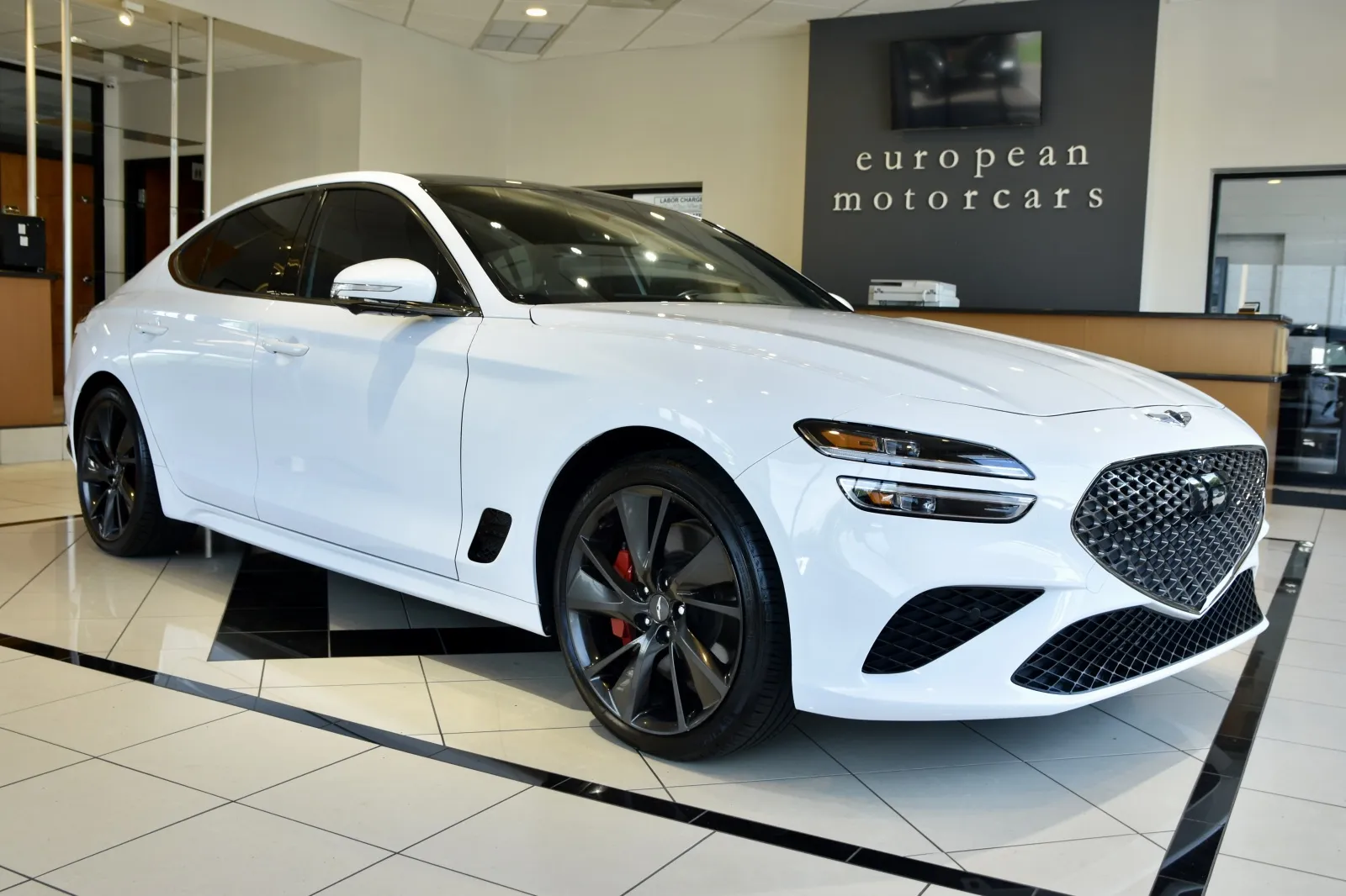 White 2022 Genesis G70 3.3T Standard for sale in Middletown, CT