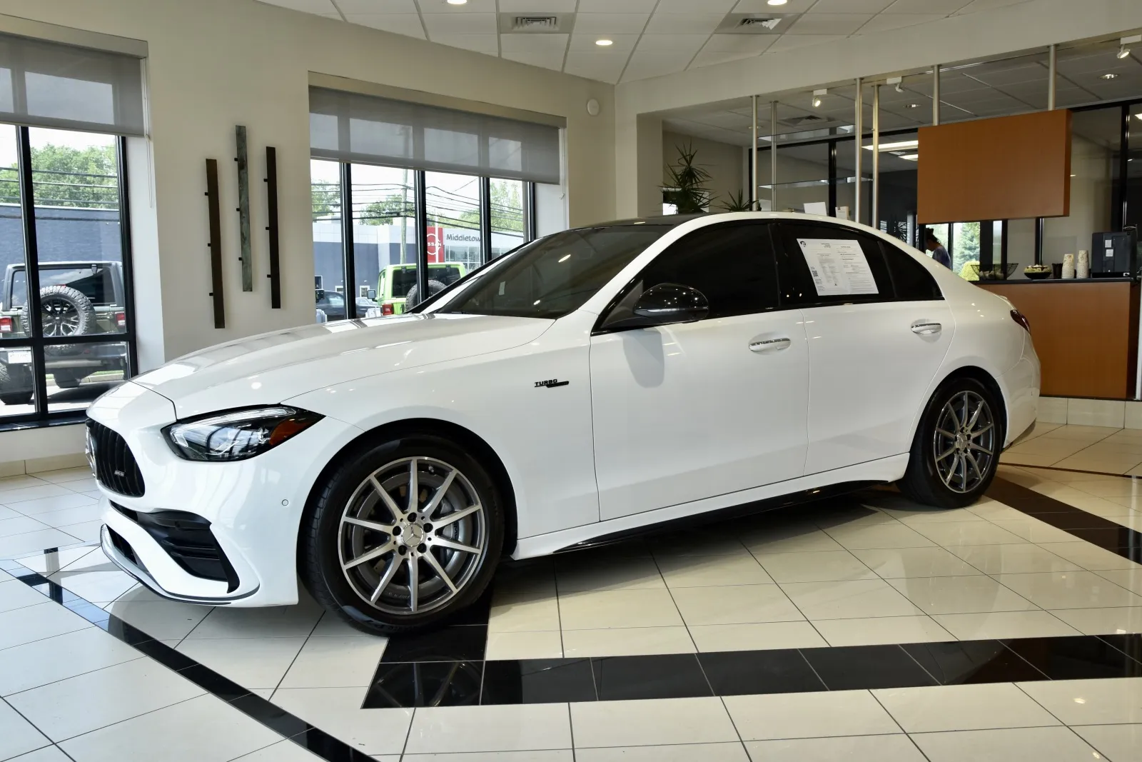 Another view of 2025 Mercedes-Benz C-Class AMG C 43 for sale in Middletown, CT at European Motorcars