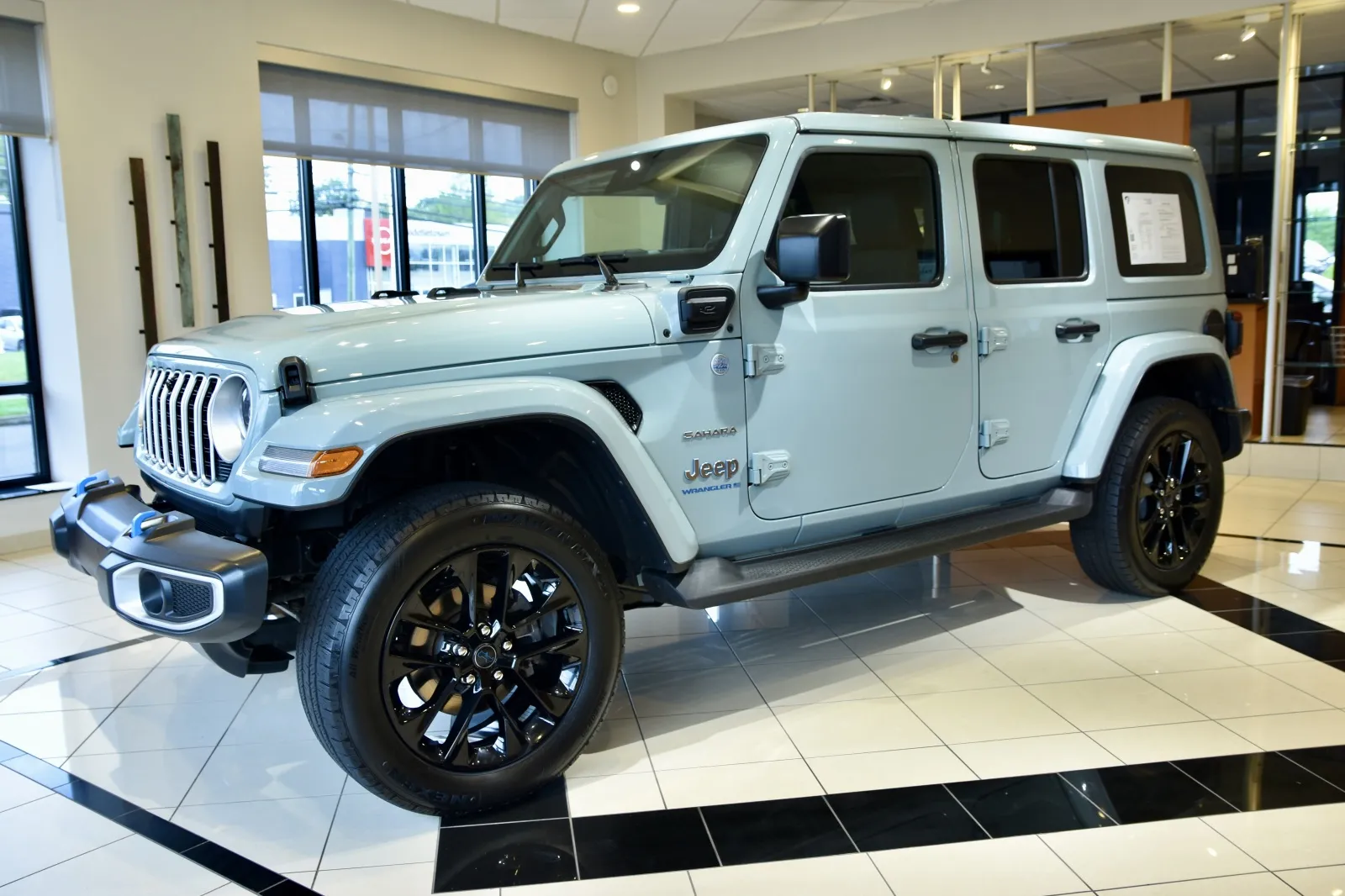 Another view of 2024 Jeep Wrangler Sahara 4xe for sale in Middletown, CT at European Motorcars