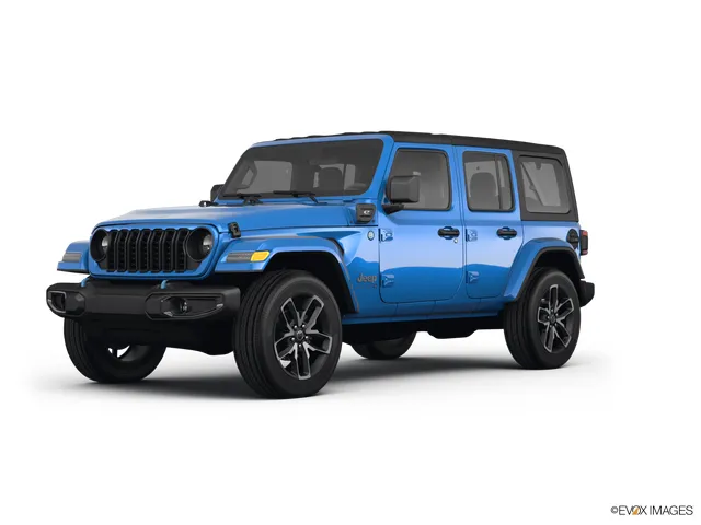 Blue 2024 Jeep Wrangler Sahara 4xe for sale in Middletown, CT
