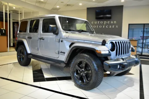 Silver 2021 Jeep Wrangler Unlimited Sahara Altitude for sale in Middletown, CT