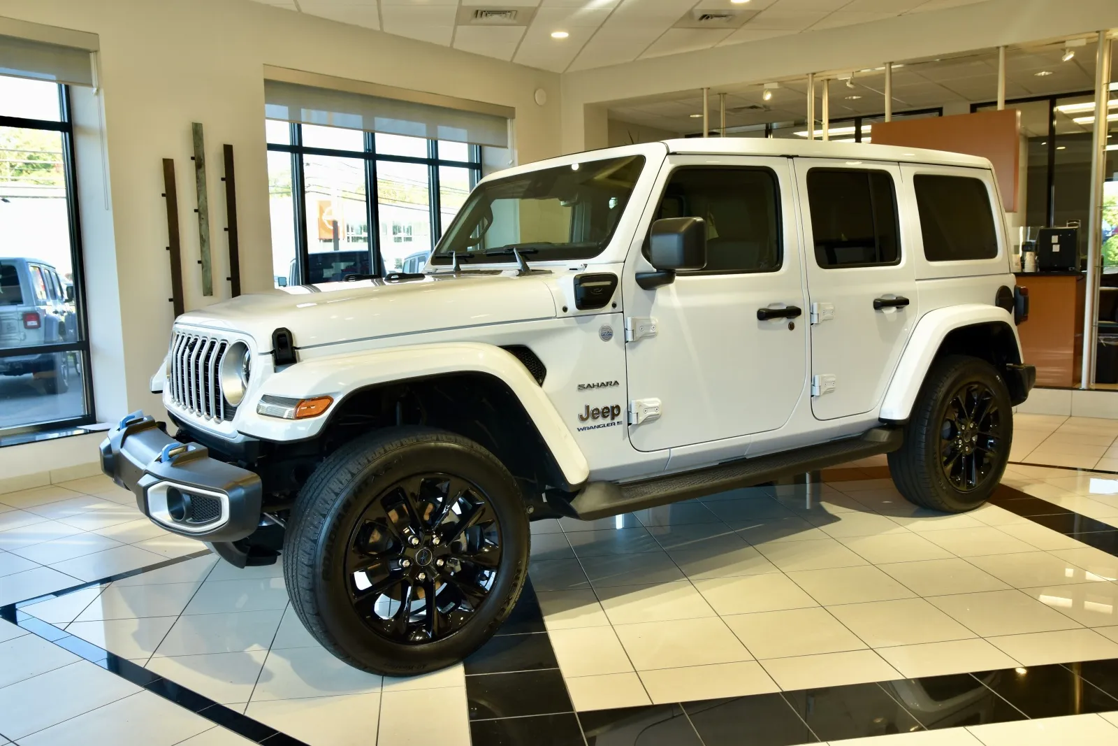 Another view of 2024 Jeep Wrangler Sahara 4xe for sale in Middletown, CT at European Motorcars