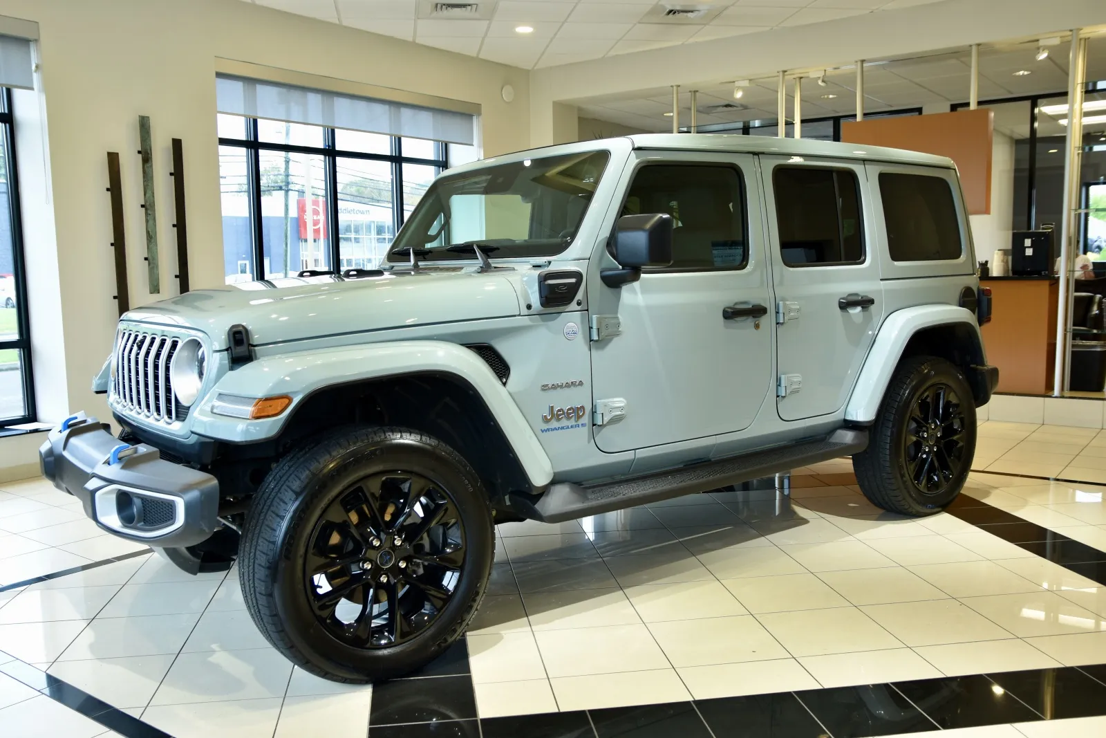 Another view of 2024 Jeep Wrangler Sahara 4xe for sale in Middletown, CT at European Motorcars