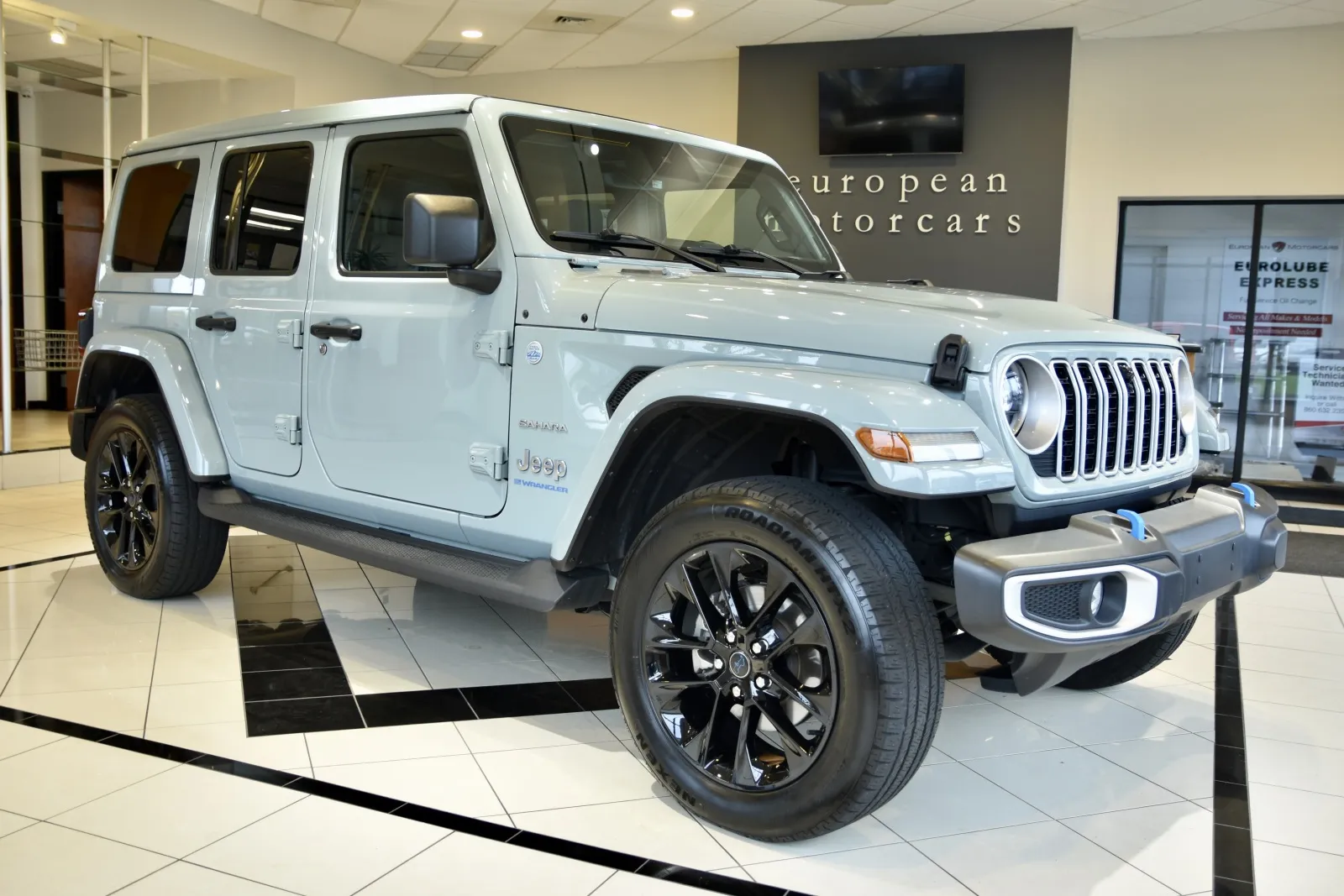 Blue 2024 Jeep Wrangler Sahara 4xe for sale in Middletown, CT