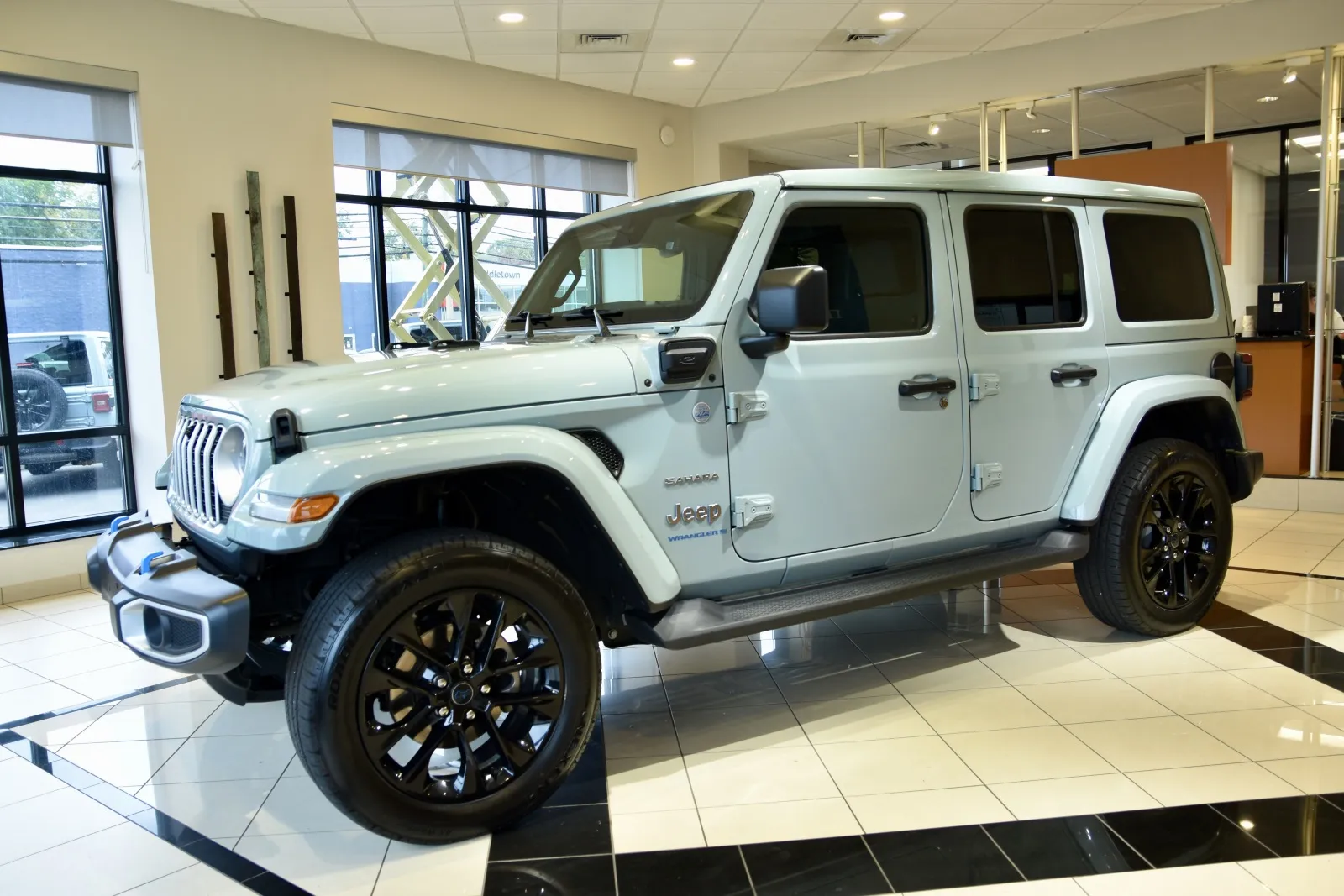 Another view of 2024 Jeep Wrangler Sahara 4xe for sale in Middletown, CT at European Motorcars