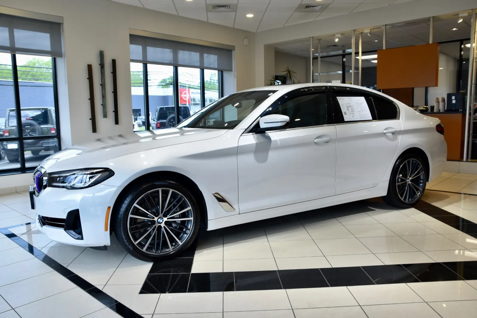 Another view of 2022 BMW 5 Series 540i xDrive for sale in Middletown, CT at European Motorcars